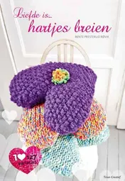 Omslag van Liefde is... hartjes breien