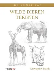 Omslag van De kunst van wilde dieren tekenen