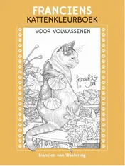 Omslag van Franciens kattenkleurboek voor volwassenen