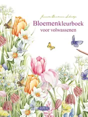 Omslag van Bloemenkleurboek voor volwassenen