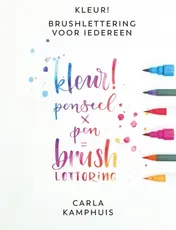 Omslag van Kleur! Brushlettering voor iedereen