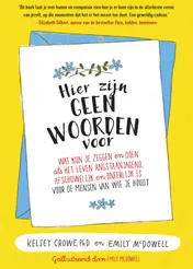 Omslag van Hierzijn geen woorden voor