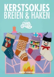 Omslag van Kerstsokjes breien & haken met Club Geluk
