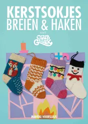 Omslag van Kerstsokjes breien en haken met Club Geluk