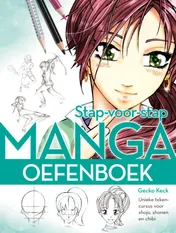 Omslag van Stap-voor-stap manga oefenboek