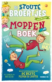 Omslag van De Stoute Broertjes moppenboek