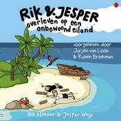 Omslag van Rik en Jesper overleven op een onbewoond eiland