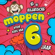 Omslag van Hilarische moppen voor kids van 6 jaar