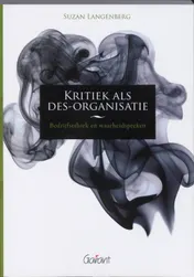 Omslag van Kritiek als des-organisatie