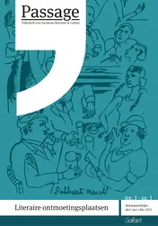 Omslag van Passage - Tijdschrift voor Europese literatuur & cultuur - Jrg. 1 (2013-2014), nr. 1 - Themanummer Literaire ontmoetingsplaatsen