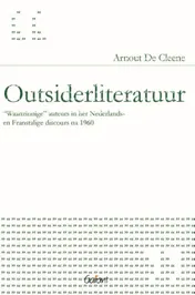 Omslag van Outsiderliteratuur