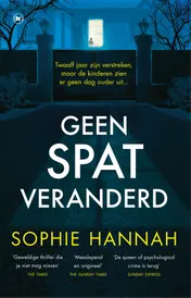 Omslag van Geen spat veranderd