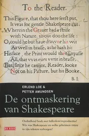 Omslag van De ontmaskering van Shakespeare