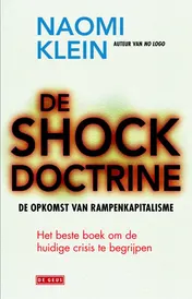 Omslag van De shockdoctrine