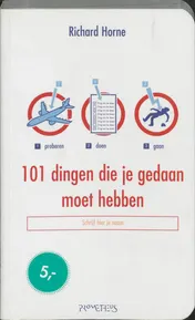 Omslag van 101 dingen die je gedaan moet hebben