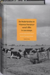 Omslag van Nederlandse en Vlaamse literatuur vanaf 1880 in 200 essays
