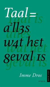 Omslag van Taal is alles wat het geval is