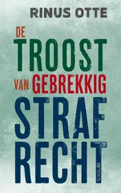 Omslag van De troost van gebrekkig strafrecht