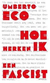 Omslag van Hoe herken ik een fascist