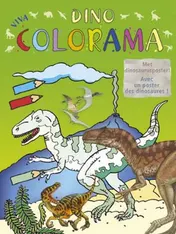 Omslag van Viva Dino Colorama met dinosaurusposter