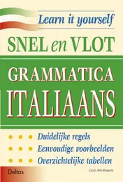 Omslag van Snel en vlot grammatica Italiaans