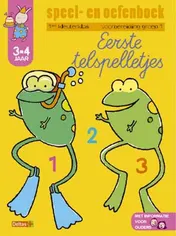 Omslag van Speel- en oefenboek (3-4 j.) Eerste telspelletjes