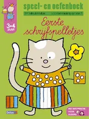 Omslag van Speel- en oefenboek (3-4 j.) Eerste schrijfspelletjes