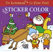 Omslag van Sticker Color De Kerstman