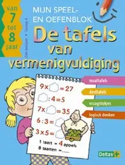 Omslag van De tafels van vermenigvuldiging
