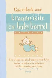 Omslag van Gastenboek voor kraamvisite en babyborrel