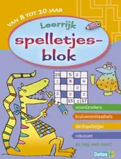 Omslag van Leerrijk spelletjesblok 8-10 j