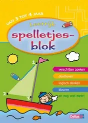 Omslag van Leerrijk spelletjesblok van 3 tot 4 jaar