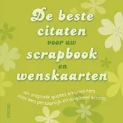 Omslag van De beste citaten voor uw scrapbook en wenskaarten