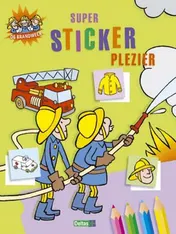 Omslag van De brandweer - Super sticker plezier
