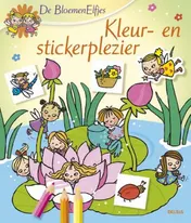 Omslag van De bloemenelfjes - Kleur- en stickerplezier
