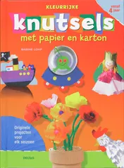 Omslag van Kleurrijke knutsels met papier en karton