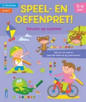 Omslag van Speel- en oefenpret! Kleuren op nummer (5-6 j.)