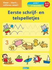 Omslag van Eerste schrijf- en telspelletjes (4-5 jaar)