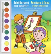 Omslag van Schilderpret met waterverf (ned-frans)