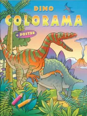 Omslag van Viva dino colorama kleurboek