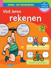 Omslag van Vlot leren rekenen - Speel- en oefenboek met beloningsst. (7-8 j.)