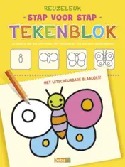 Omslag van Reuzeleuk tekenblok - Stap voor stap