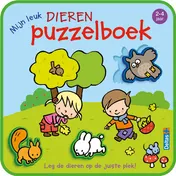 Omslag van Mijn leuk dieren puzzelboek 2-4 jaar