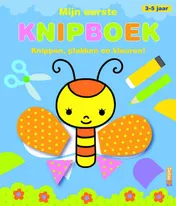 Omslag van Mijn eerste knipboek - Knippen, plakken en kleuren! (3-5 j.)