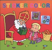 Omslag van Sinterklaas Sticker Color / Saint-Nicolas Sticker Color