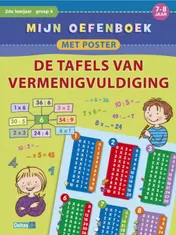Omslag van De tafels van vermenigvuldiging