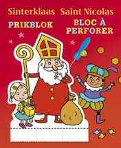 Omslag van Sinterklaas prikblok / Saint-Nicolas bloc à perforer