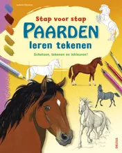 Omslag van Stap voor stap paarden leren tekenen
