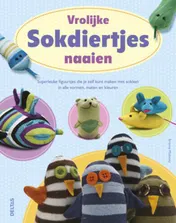 Omslag van Vrolijke sokdiertjes naaien