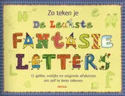 Omslag van Zo teken je de leukste fantasieletters